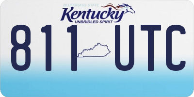 KY license plate 811UTC