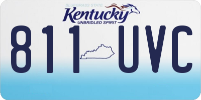 KY license plate 811UVC