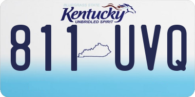 KY license plate 811UVQ