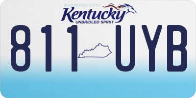 KY license plate 811UYB