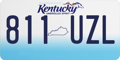 KY license plate 811UZL