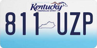 KY license plate 811UZP