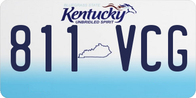 KY license plate 811VCG