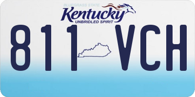 KY license plate 811VCH