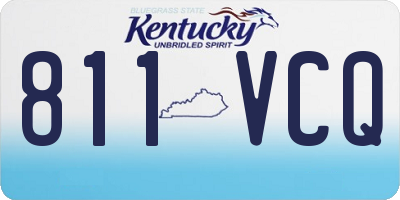 KY license plate 811VCQ