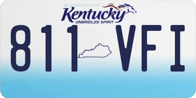 KY license plate 811VFI