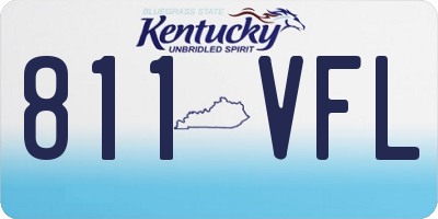 KY license plate 811VFL