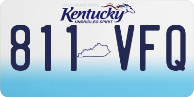 KY license plate 811VFQ