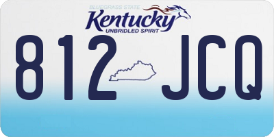 KY license plate 812JCQ