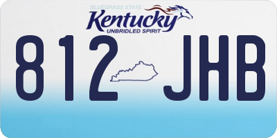 KY license plate 812JHB