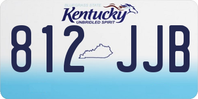 KY license plate 812JJB
