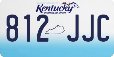 KY license plate 812JJC