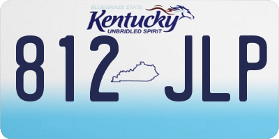 KY license plate 812JLP