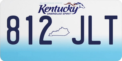 KY license plate 812JLT