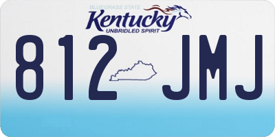 KY license plate 812JMJ