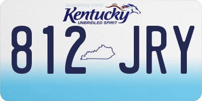 KY license plate 812JRY