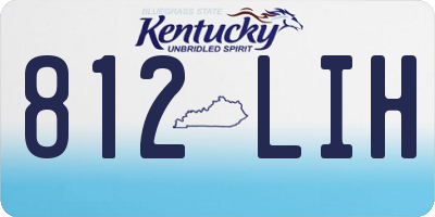 KY license plate 812LIH
