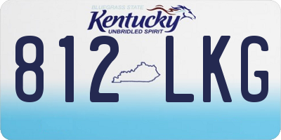 KY license plate 812LKG
