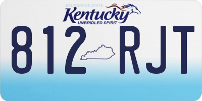 KY license plate 812RJT