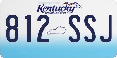 KY license plate 812SSJ