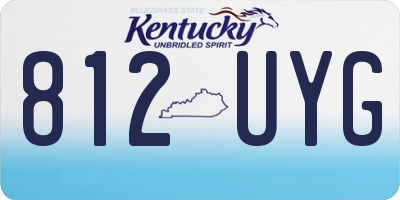 KY license plate 812UYG