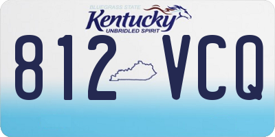 KY license plate 812VCQ
