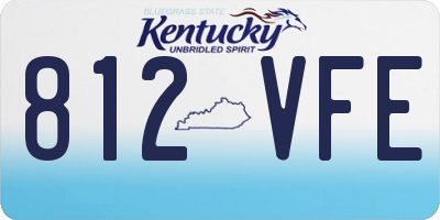 KY license plate 812VFE
