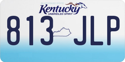 KY license plate 813JLP