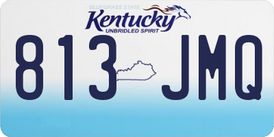 KY license plate 813JMQ
