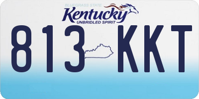 KY license plate 813KKT