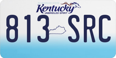 KY license plate 813SRC