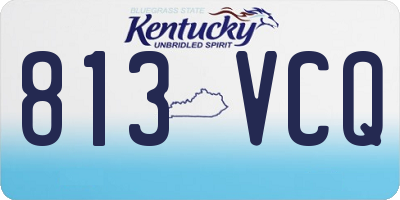 KY license plate 813VCQ