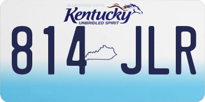 KY license plate 814JLR