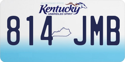 KY license plate 814JMB