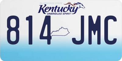 KY license plate 814JMC