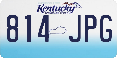 KY license plate 814JPG