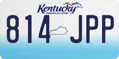 KY license plate 814JPP