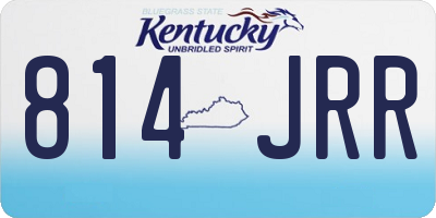 KY license plate 814JRR