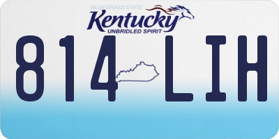 KY license plate 814LIH
