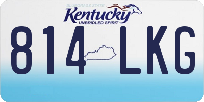 KY license plate 814LKG