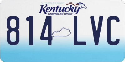 KY license plate 814LVC