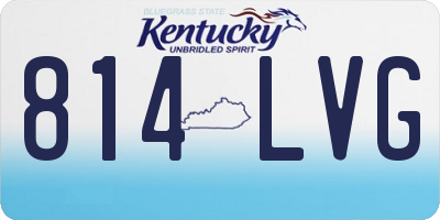 KY license plate 814LVG