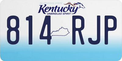 KY license plate 814RJP