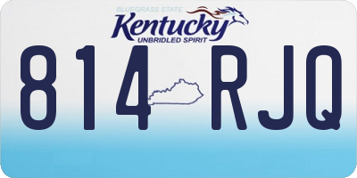 KY license plate 814RJQ