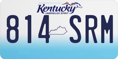 KY license plate 814SRM