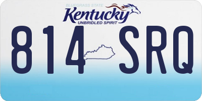 KY license plate 814SRQ