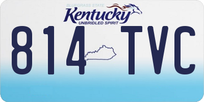 KY license plate 814TVC