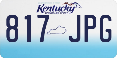 KY license plate 817JPG