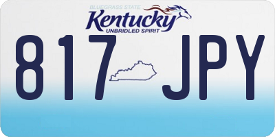 KY license plate 817JPY