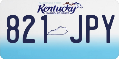 KY license plate 821JPY